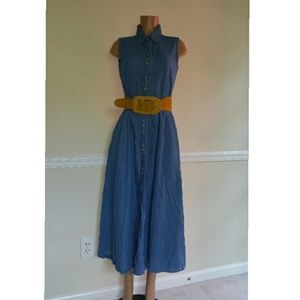 Vintage Denim Maxi